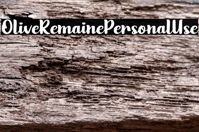 OliveRemainePersonalUse Example 2