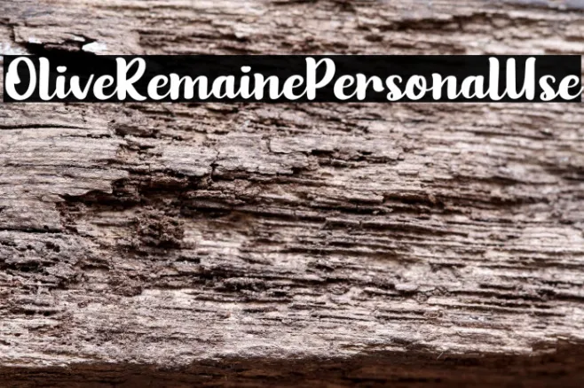 OliveRemainePersonalUse Example 2