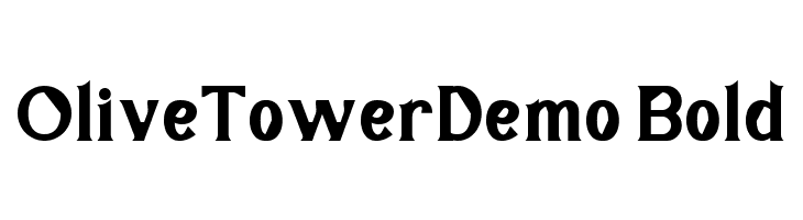 OliveTowerDemo Bold  les polices de caractères gratuit tlcharger
