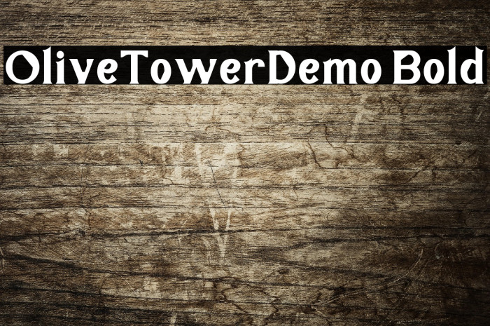 OliveTowerDemo Bold Example 1