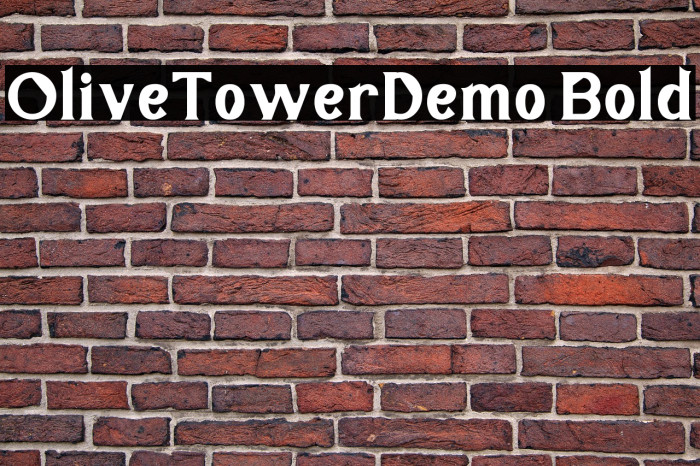 OliveTowerDemo Bold Example 2