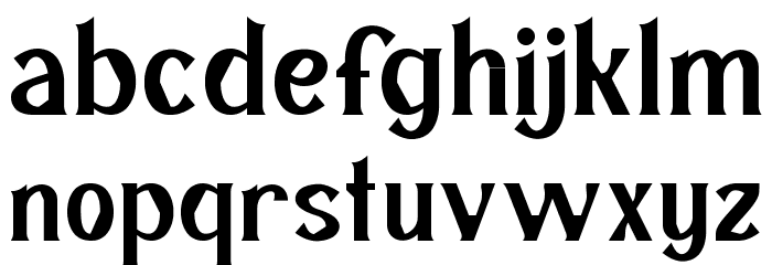 OliveTowerDemo Font LOWERCASE