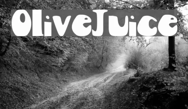 Olive_Juice Font examples