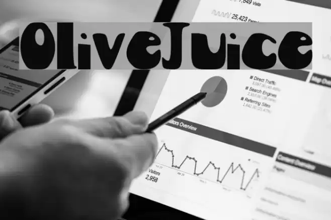 Olive_Juice Font examples