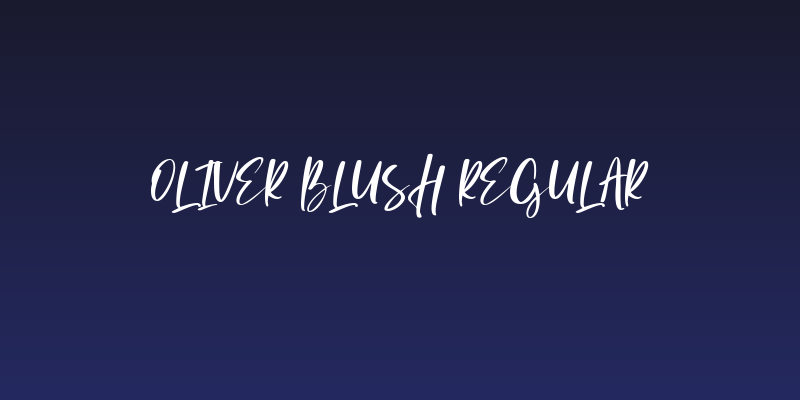 Oliver Blush Regular Social Header