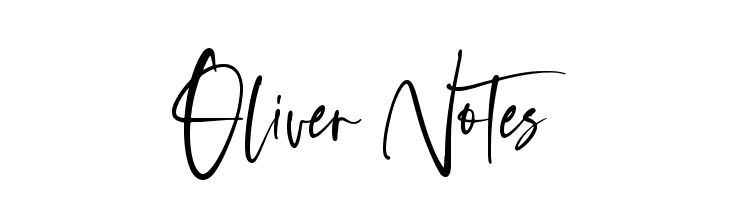 Oliver Notes  Frei Schriftart Herunterladen