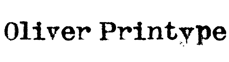 Oliver Printype Font