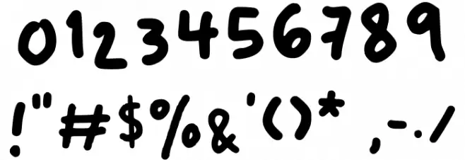 Oliver Regular Font OTHER CHARS