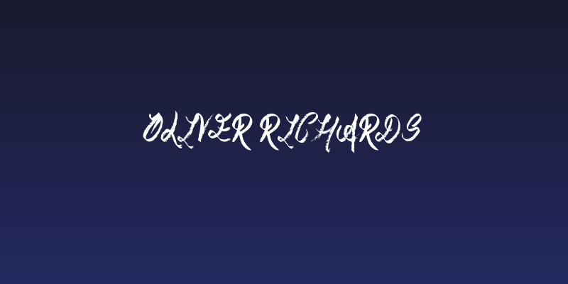 Oliver Richards Social Header