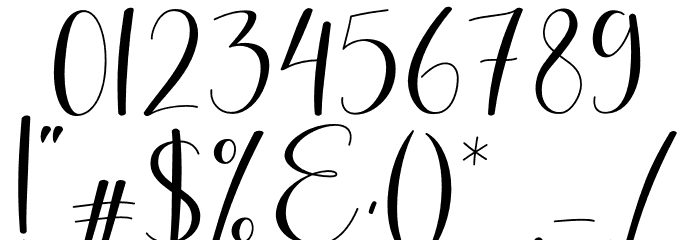 Oliver Sophie Font OTHER CHARS