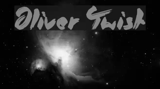 Oliver Twist Font examples
