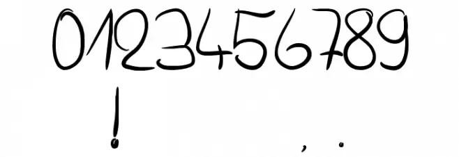 Oliver tue les fourmis Font OTHER CHARS