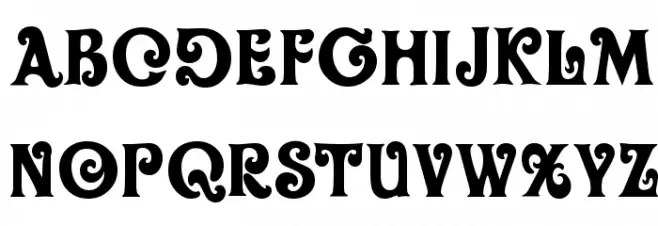 Oliver Font UPPERCASE