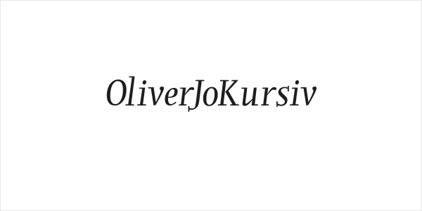 OliverJoKursiv Logo
