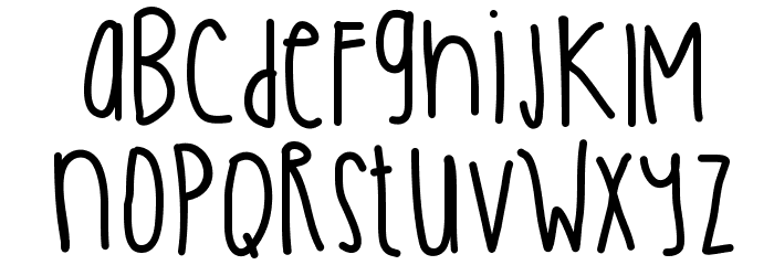 OliverTwist Font LOWERCASE