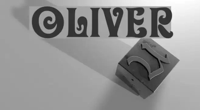 Oliver Font examples