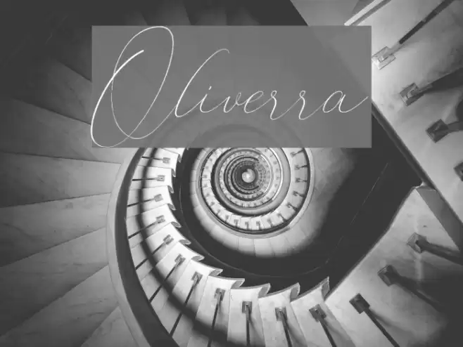 Oliverra Font examples