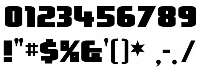 Oliver's Barney Font OTHER CHARS