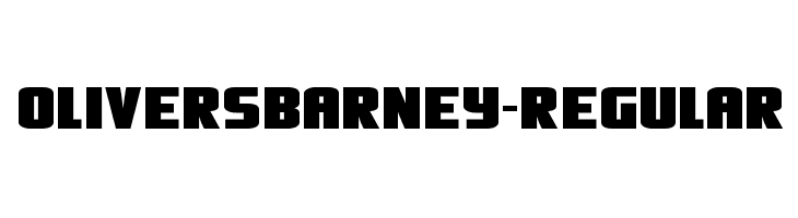 OliversBarney-Regular  les polices de caractères gratuit tlcharger