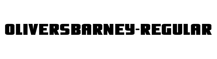 OliversBarney-Regular  Fuentes Gratis Descargar