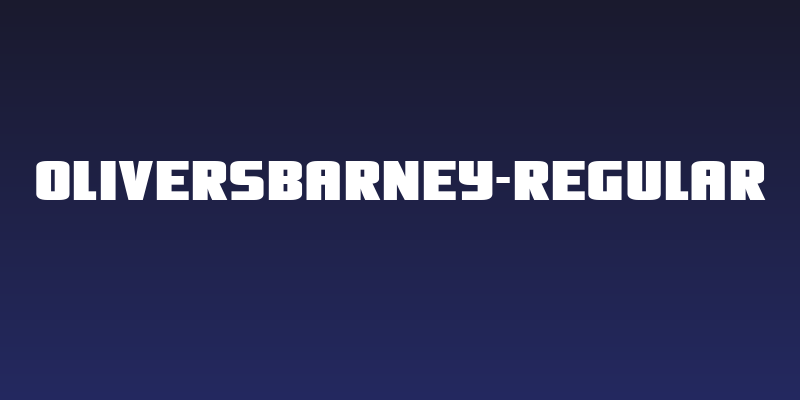 OliversBarney-Regular Social Header