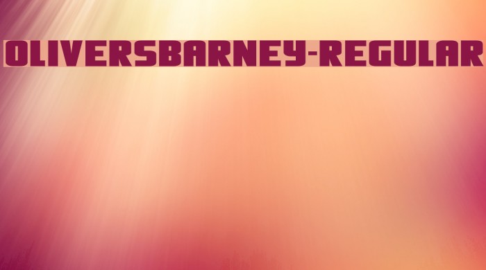 OliversBarney-Regular Example 2