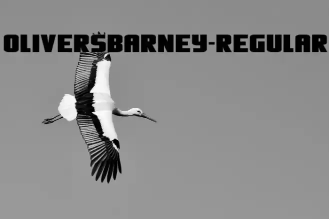 OliversBarney-Regular Font examples