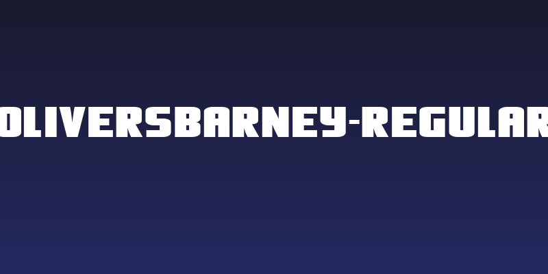 OliversBarney-Regular Social Header