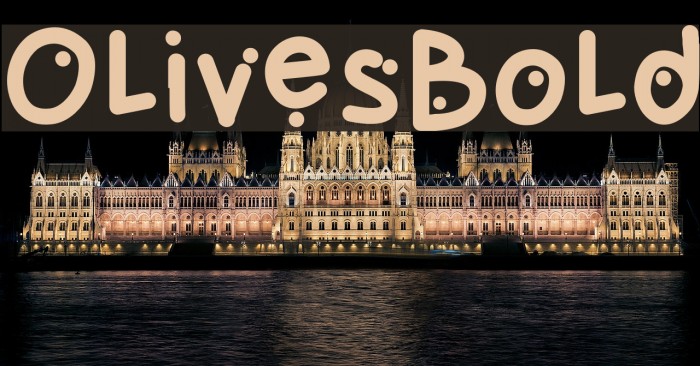OlivesBold Font examples