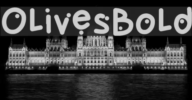 OlivesBold Font examples