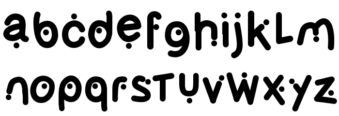 OlivesBold Font LOWERCASE
