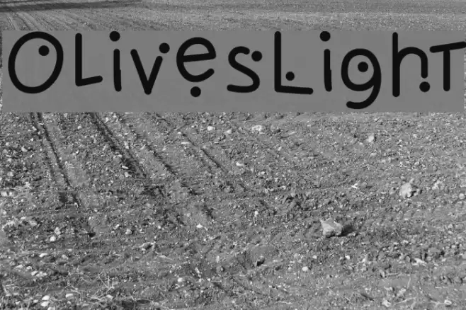 OlivesLight Font examples