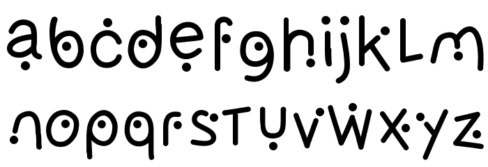 OlivesLight Font LOWERCASE
