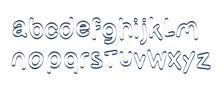 OlivesOutline Lowercase