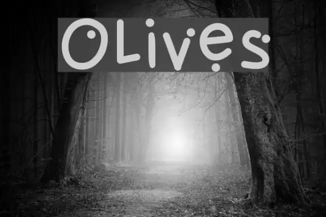 Olives Font examples