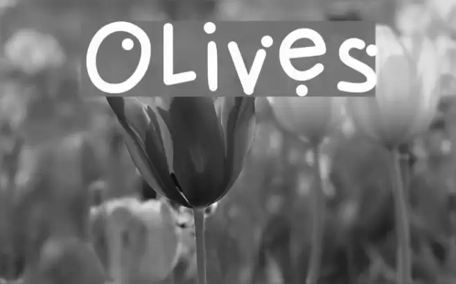 Olives Font examples