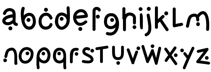 Olives Font LOWERCASE