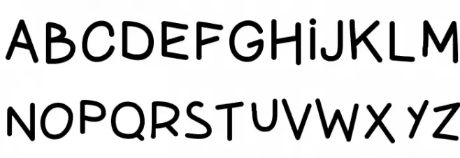 OlivessansPimiento Schriftart Groß