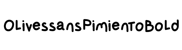 OlivessansPimientoBold Font