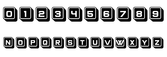 Olivetti Filled Font OTHER CHARS