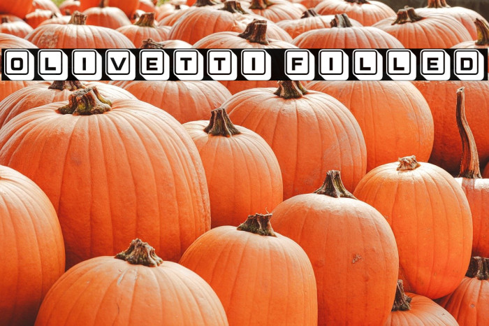 Olivetti Filled Example 1