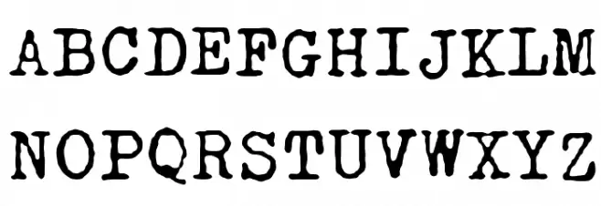 Olivetti Valentine Caratteri MAIUSCOLE