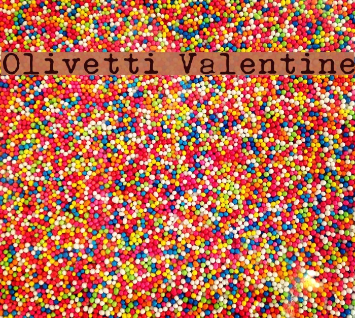 Olivetti Valentine Example 3