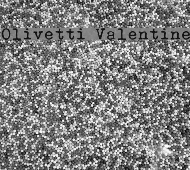 Olivetti Valentine Font examples