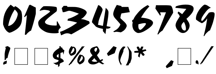 Olivia Brush Font OTHER CHARS