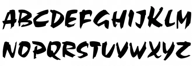 Olivia Brush Schriftart Groß