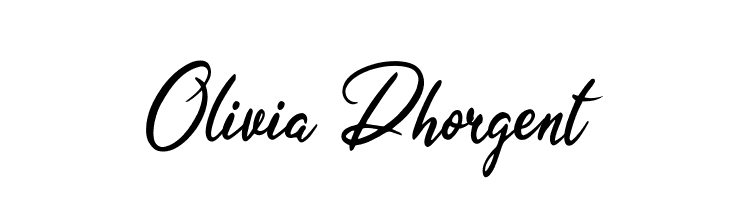 Olivia Dhorgent  font caratteri gratis