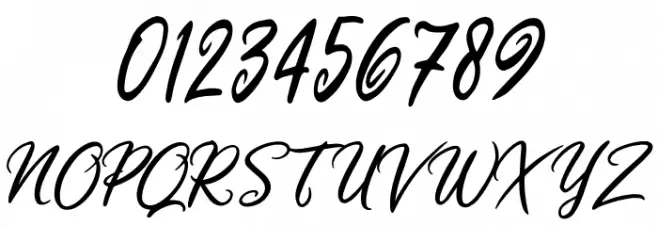 Olivia Dhorgent Font OTHER CHARS