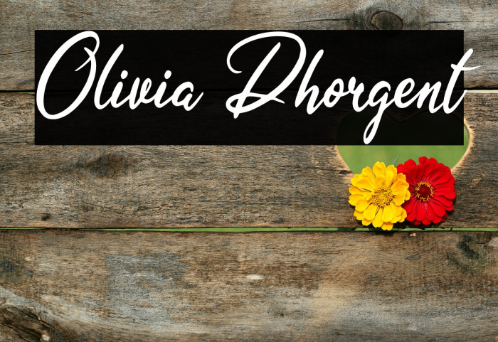 Olivia Dhorgent Example 1