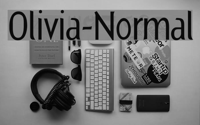 Olivia-Normal Font examples